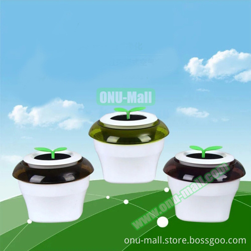 Car Auto Potted Plant Shape Cigarette Lighter Air Purifier Freshener Air Cleaner